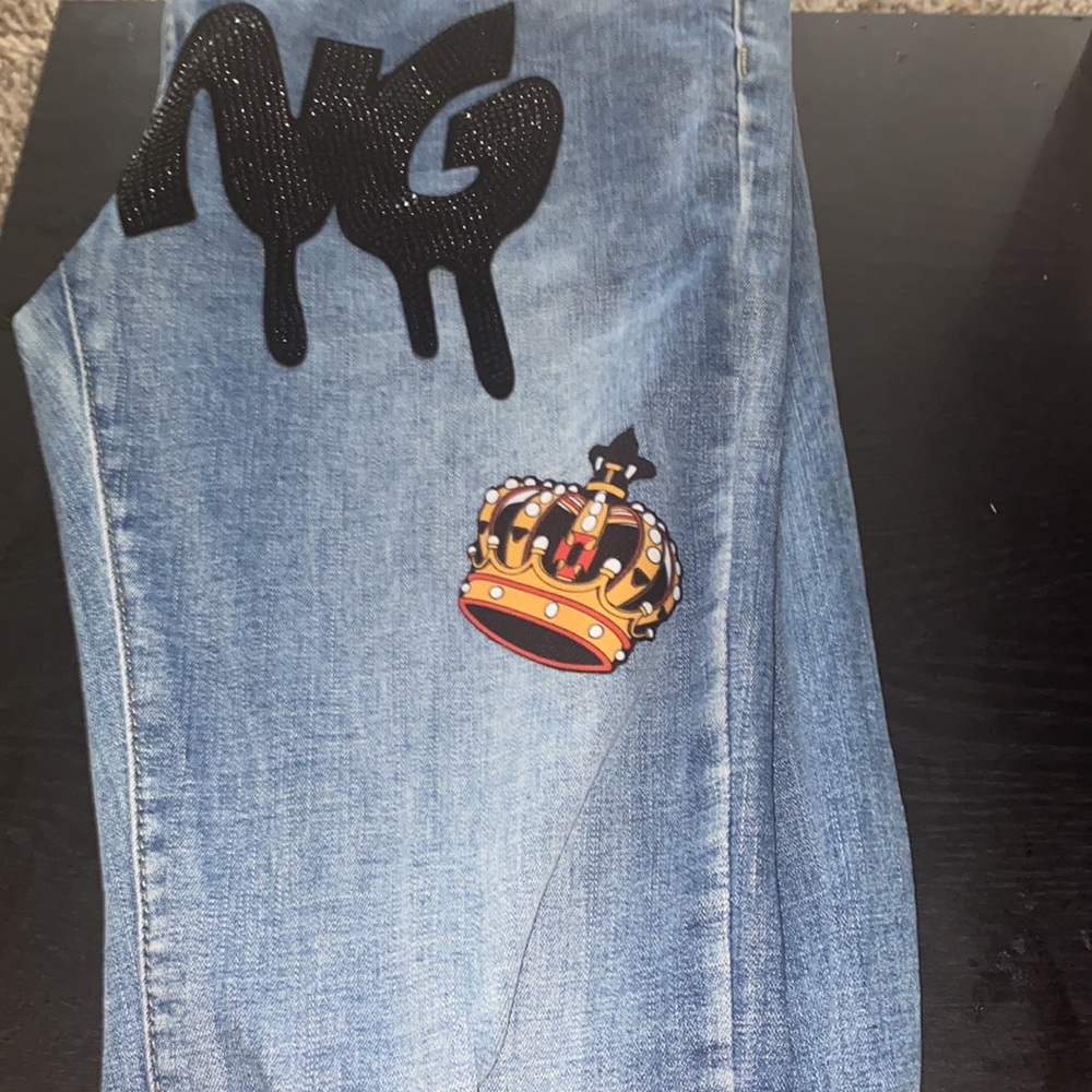 King Rhinestone Pants - Picture 2 of 2